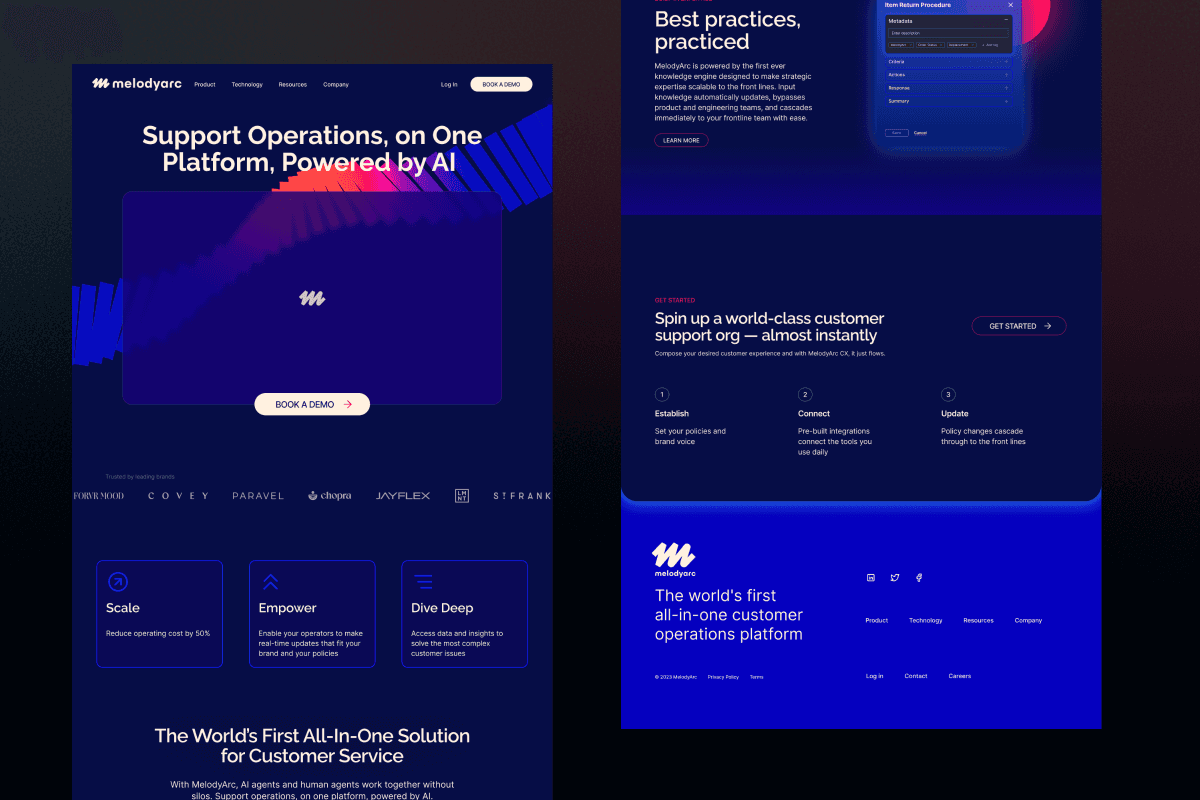 SaaS product interface motion graphic for social and ads