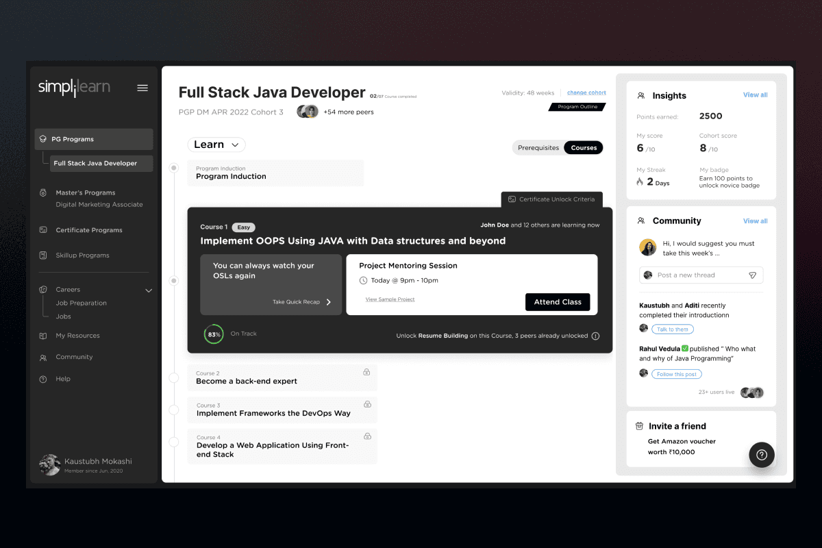 SaaS landing page promo animation with product UI highlight